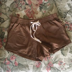 Faux Suede Shorts
